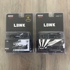 MINI GT LBWK Nissan GT-R Black Matte Black 1/64
