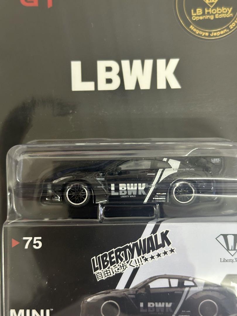 MINI GT LBWK Nissan GT-R Black Matte Black 1/64