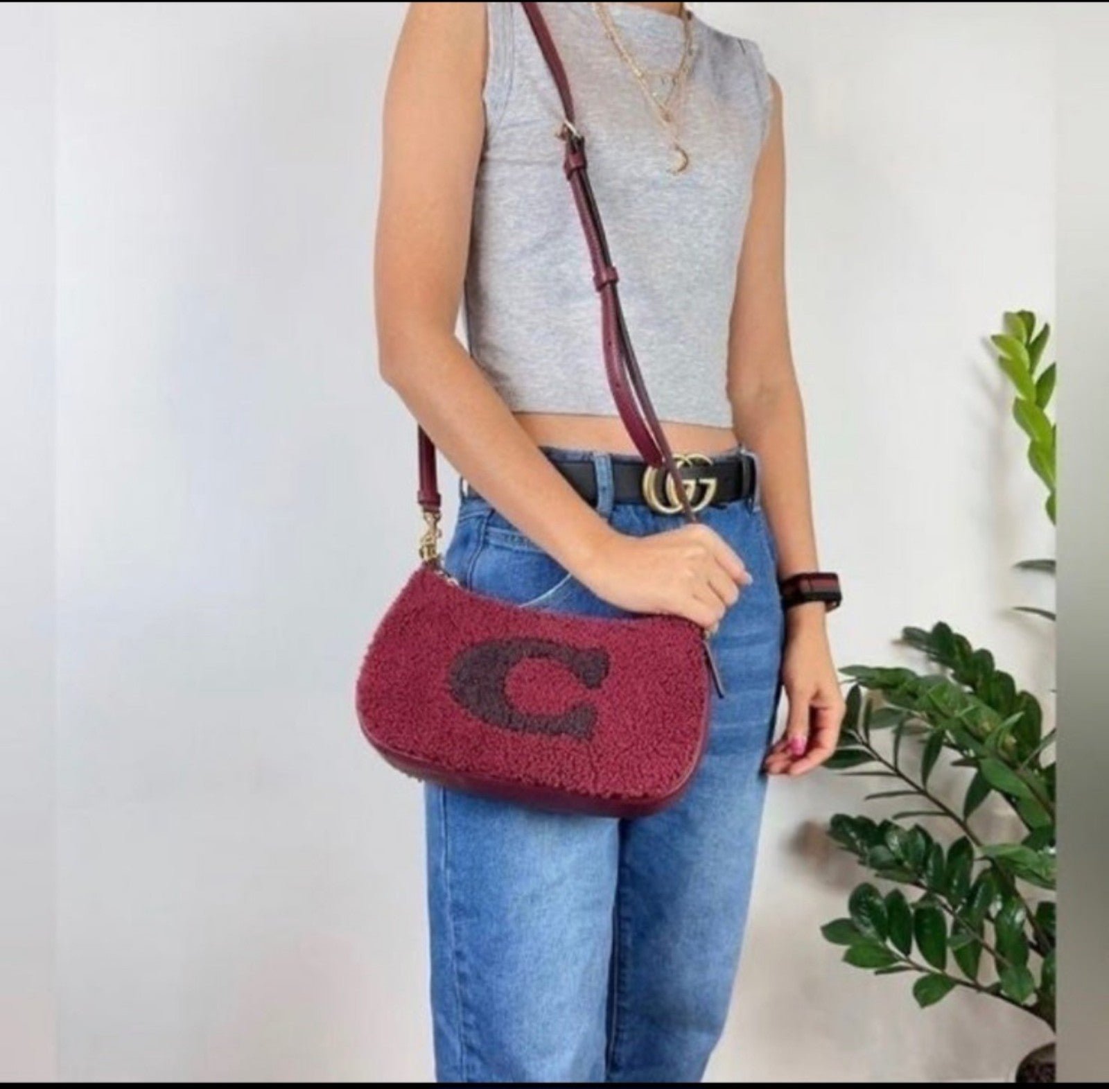 **SOLD****Coach Teri Motif Shoulder Bag