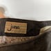 JUNE Anthropologie 100% Leather Skirt Sz 2 Gray