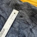 JUNE Anthropologie 100% Leather Skirt Sz 2 Gray