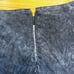 JUNE Anthropologie 100% Leather Skirt Sz 2 Gray