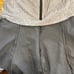 JUNE Anthropologie 100% Leather Skirt Sz 2 Gray