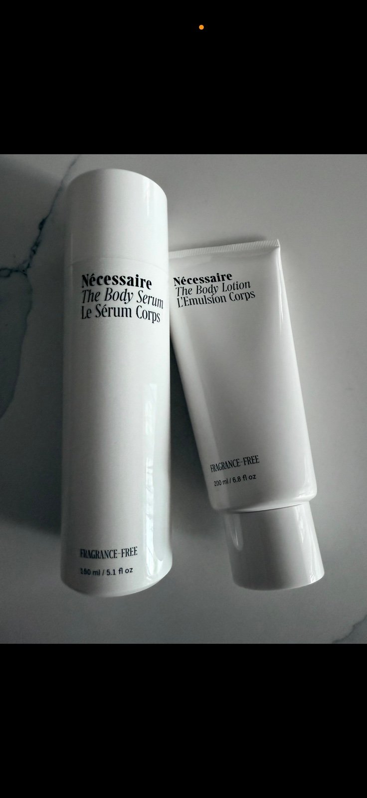 necessaire serum and moisturizer