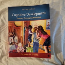 Cognitive Development Infancy through Adolescence Second Edition