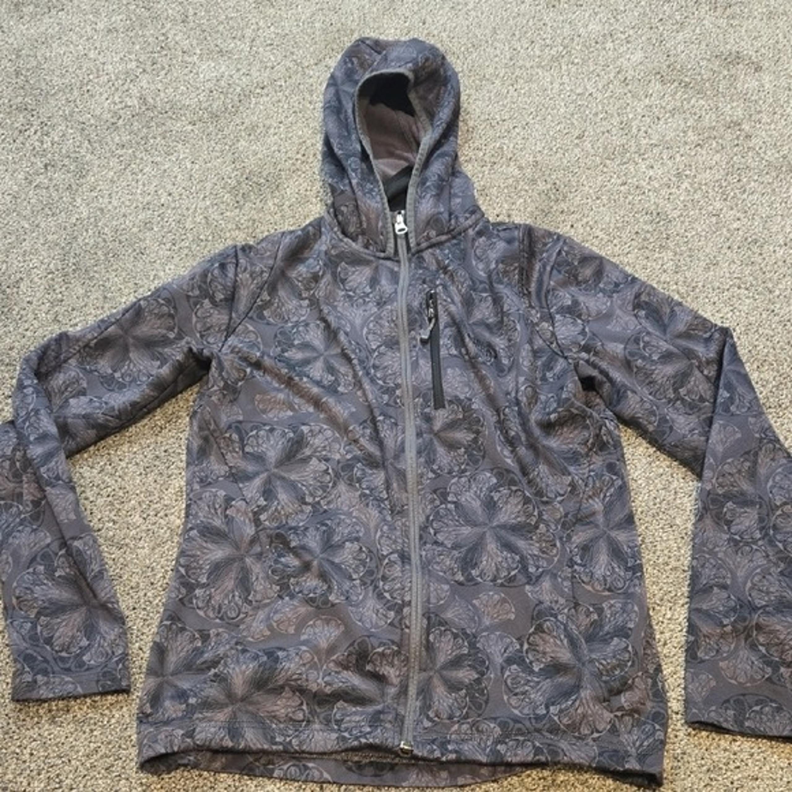 The North Face Women Floral Patterned Hooded Jacket Athletic Sz M