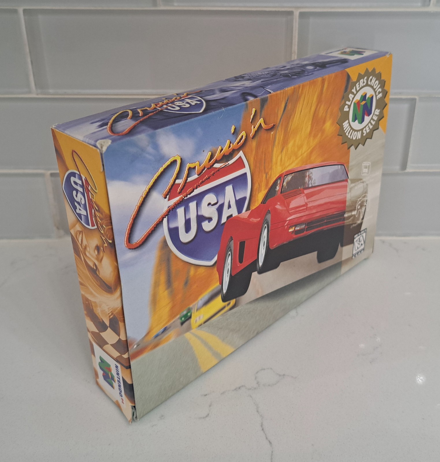 VTG 1994 Original *CRUIS'N USA* For Nintendo 64 Complete w/ Box and Manuals N64