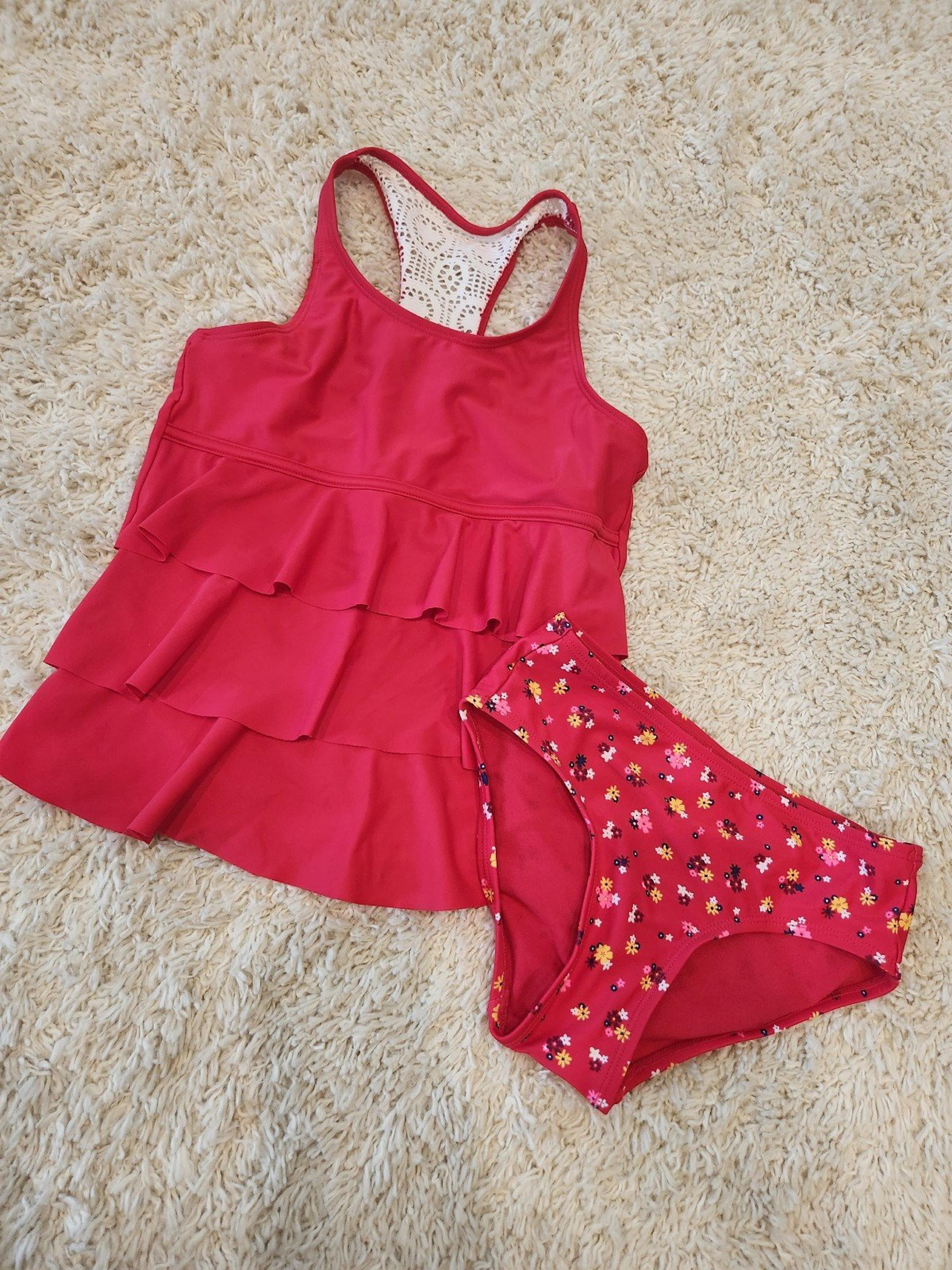 GIRLS JUSTICE SWIM SUIT SZ 8