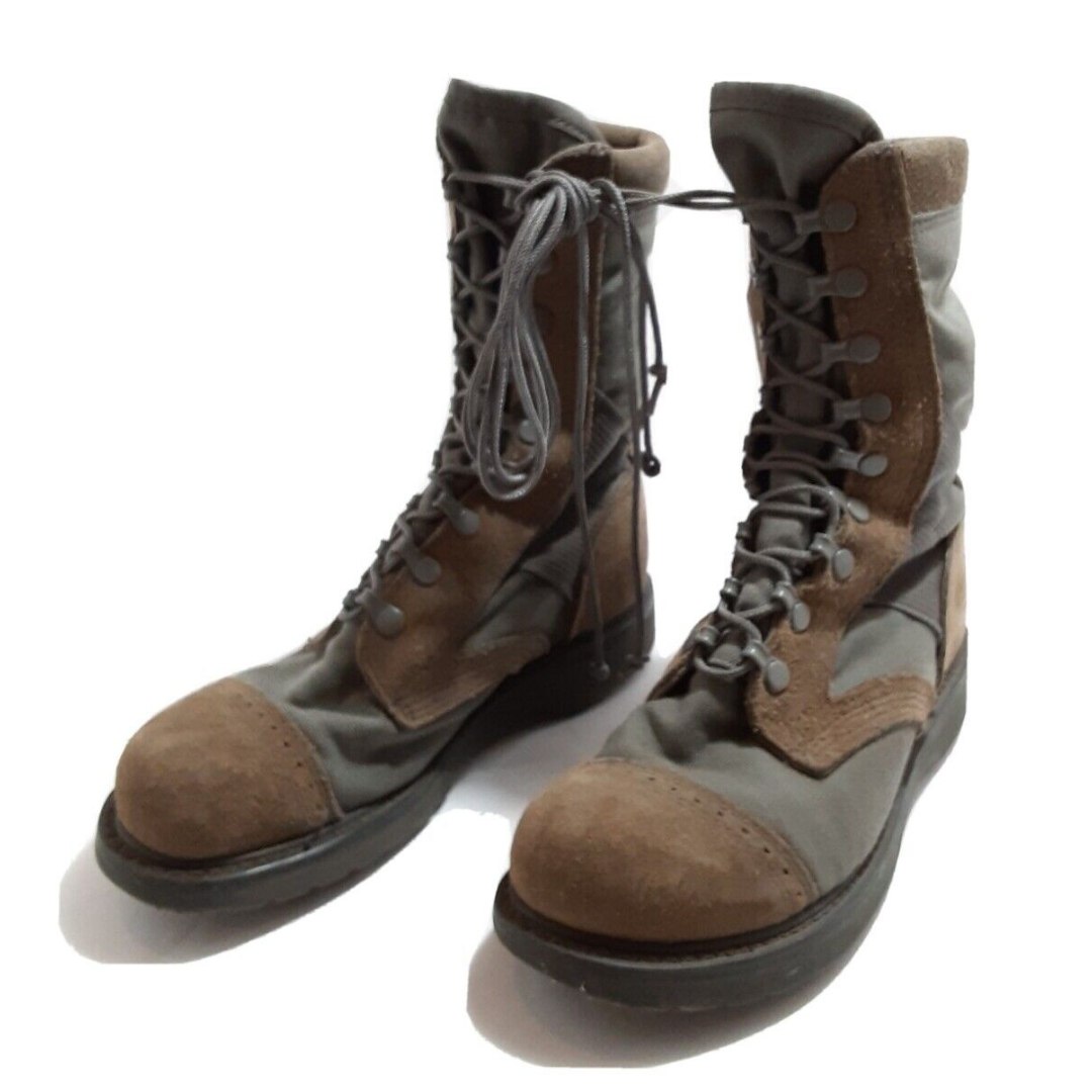CORCORAN Military Combat Boots Men’s Size 6.5 M Cap Toe Sage Green USAF 87146