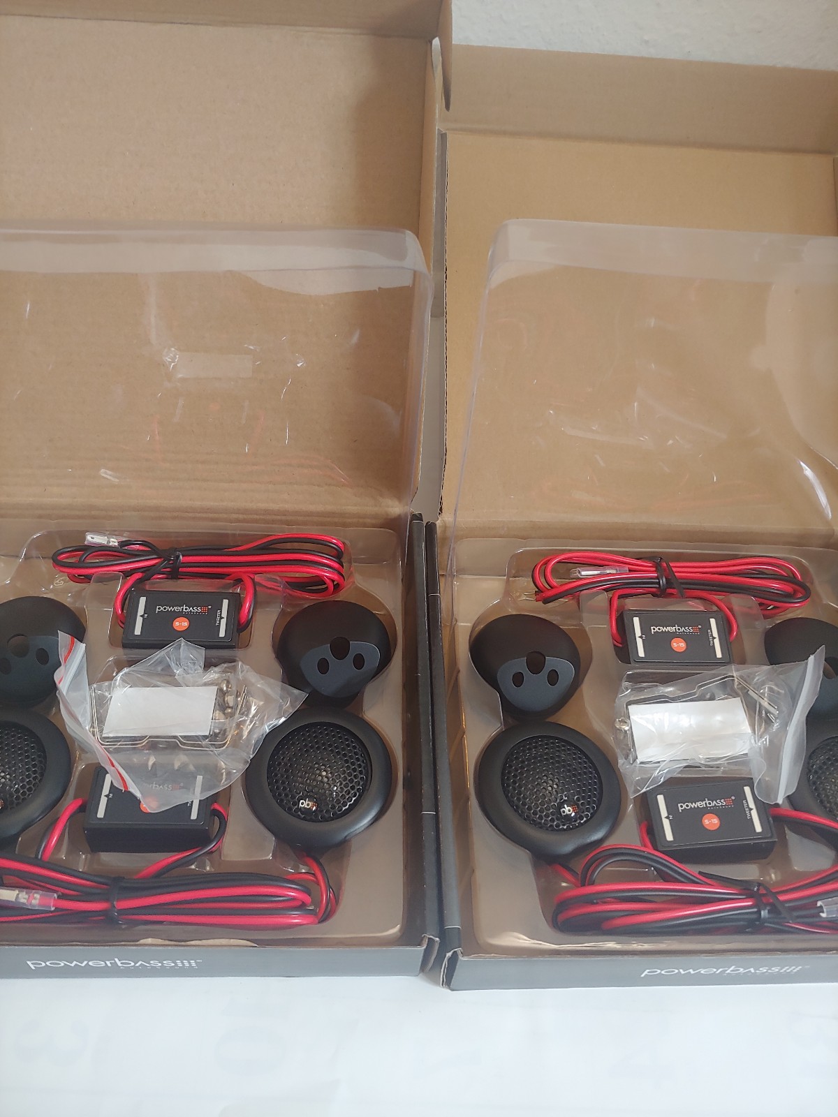 POWERBASS 2 PAIRS 1 SILK DOME TWEETER WITH 12DB CROSSOVER 100 WATTS
