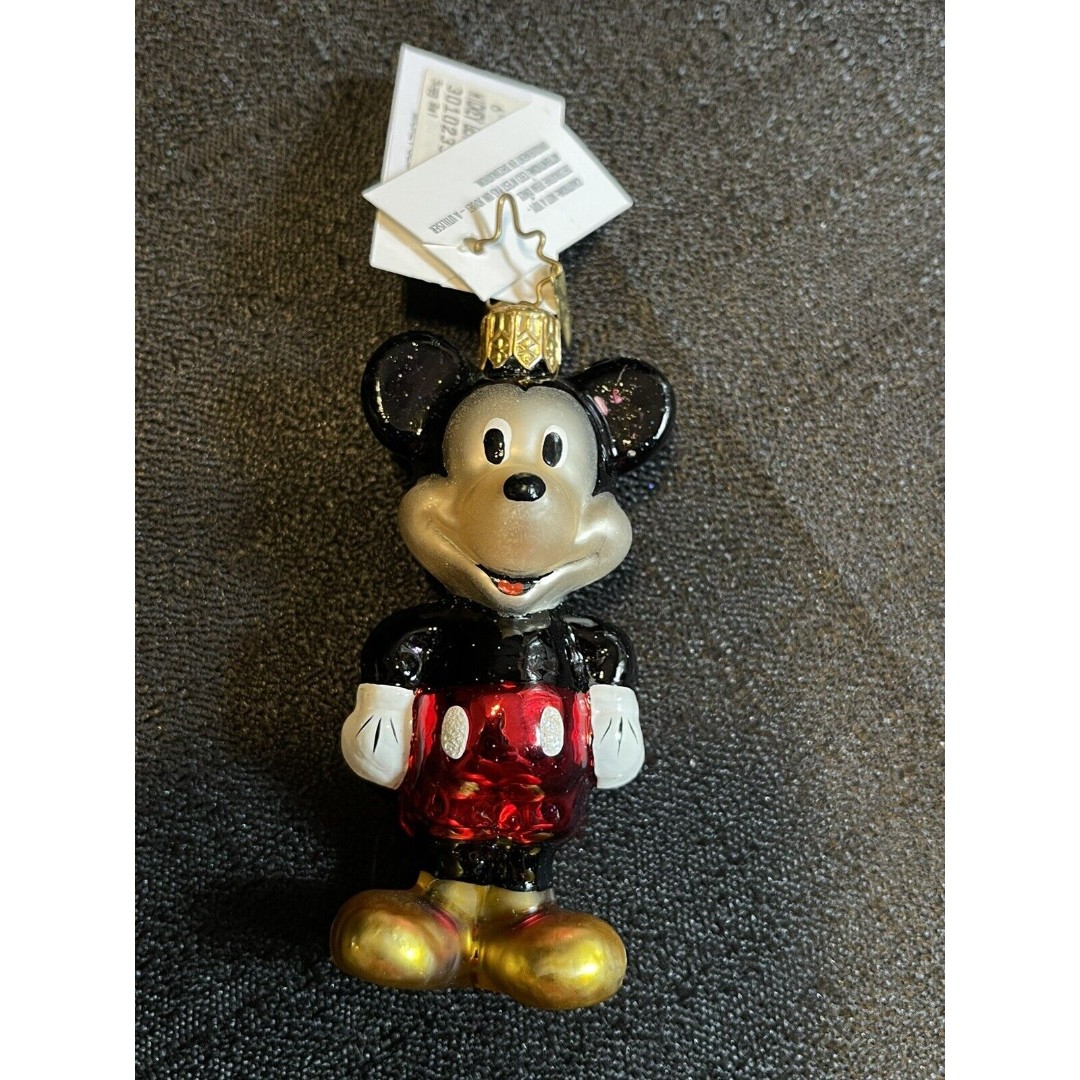 Christopher Radko Mickey Mouse Gem Disney Exclusive Ornament Vintage 2004