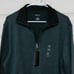 VAN HEUSEN MEN'S PULLOVER SWEATER SZ S MODERN 1/4 ZIP GRN GABLES HTR NWT! (CJ2)