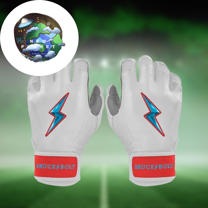 NWT BB Adult Creator Series Short Cuff Batting Gloves | Minami White| Sz: M 85