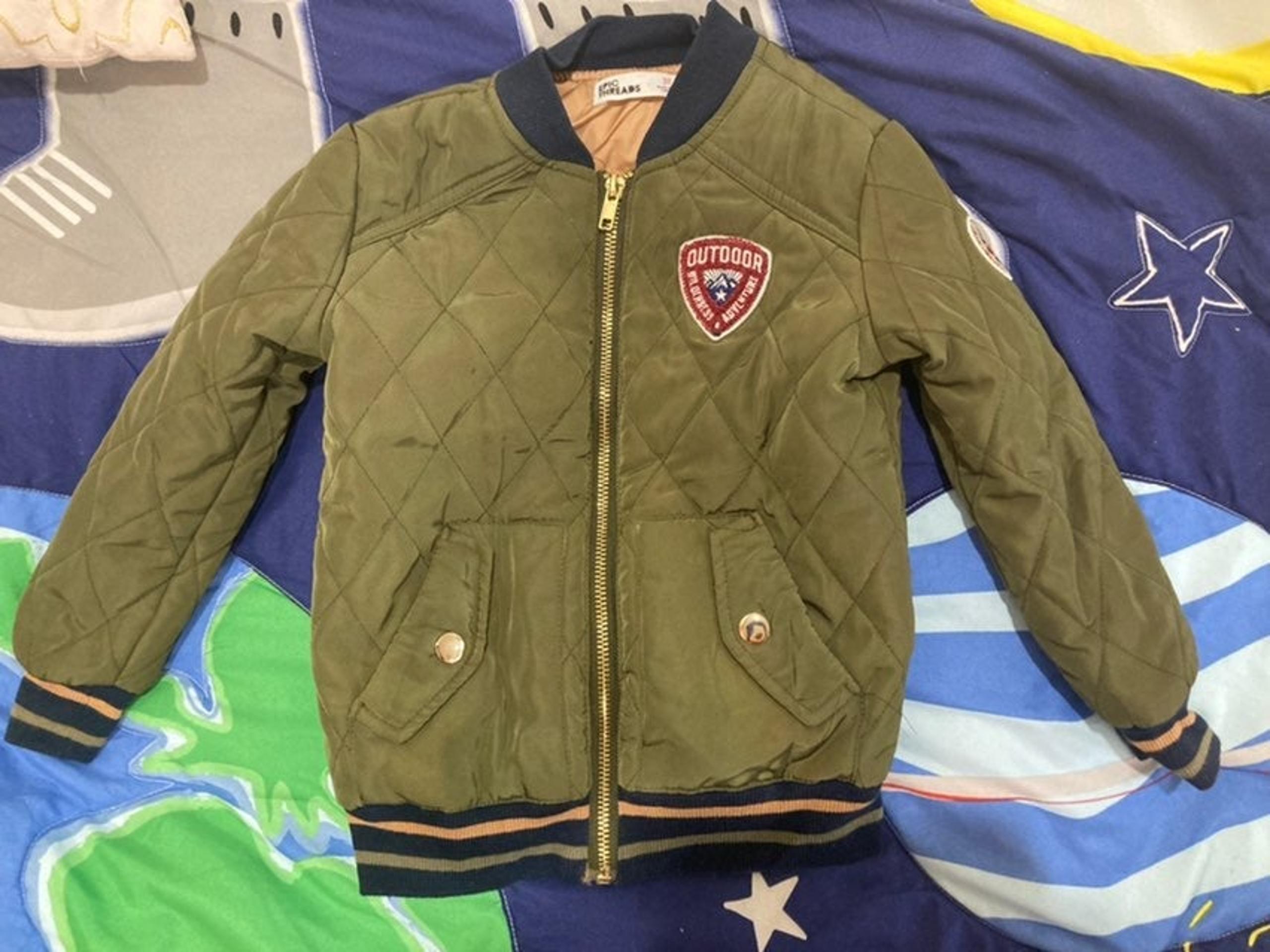 Epic Threads Quilted Bomber Jacket size 3T, unisex, boys, girls