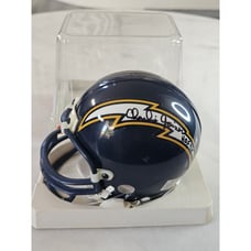 Charlie Joiner Autographed/Signed Mini Helmet San Diego Chargers