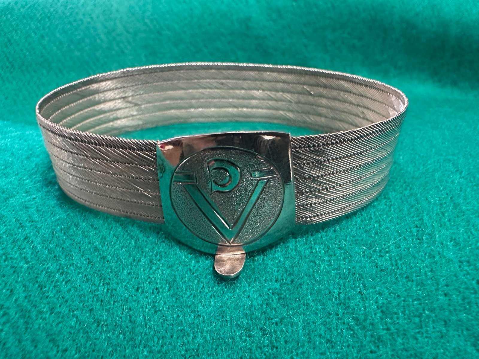 Vintage Antique Anadoli Collection 925 Sterling Silver Snake Chain Bracelet