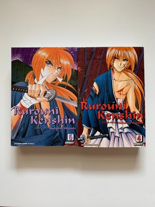 Rurouni Kenshin VizBig Edition Manga Volumes 4 & 5 by Nobuhiro Watsuki
