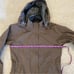 Rei womans Rainier Long Line Rain Jacket brown XS