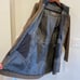 Rei womans Rainier Long Line Rain Jacket brown XS