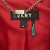 Womens DKNY Blazer Red Red Sz 14 Notch Collar Cuffs Sleeve Open Front New