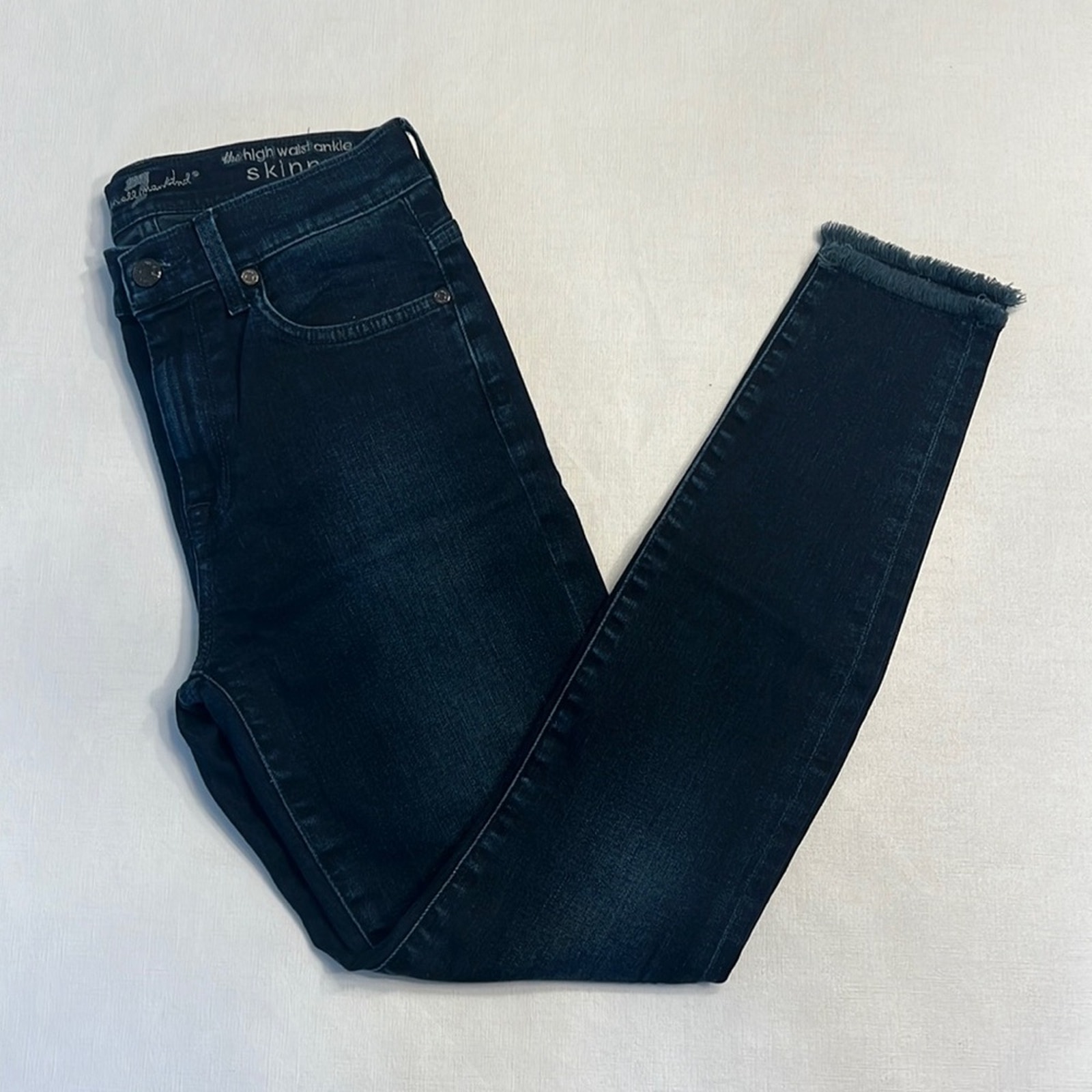7 For All Mankind The High Waist Ankle Skinny