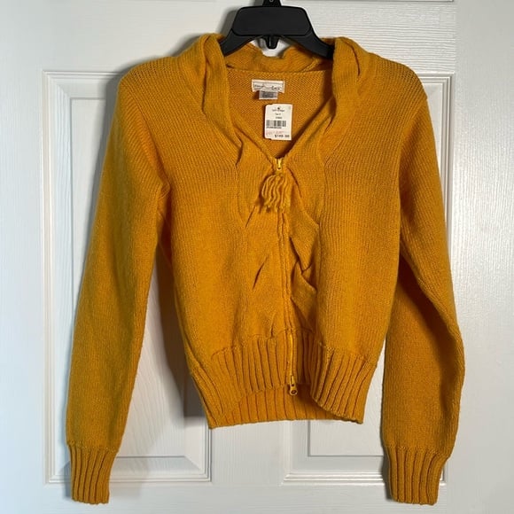 NWT Neesh by DAR cable knit zip up cardigan