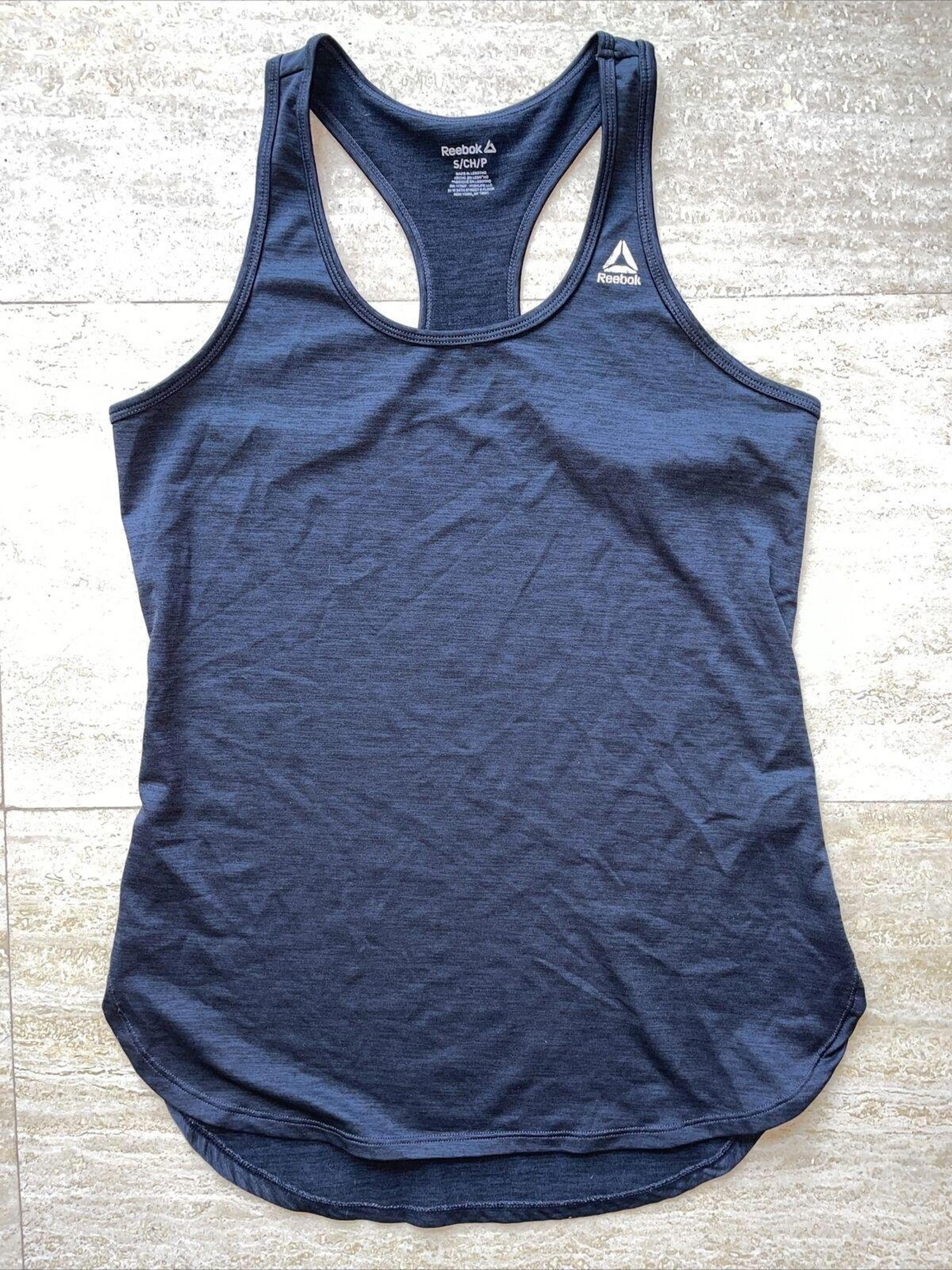 Reebok Womens Small Tank Top Active Dark Gray
