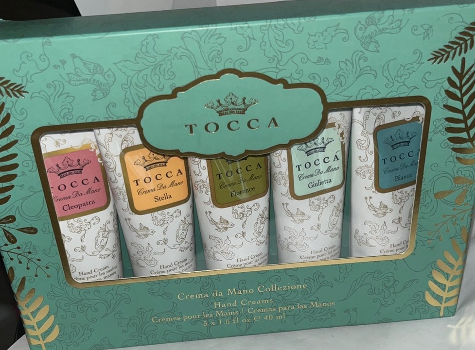 Tocca Hand Cream Set: Stella,Bianca,Cleopatra,Florence,Giulietta 1.5 Oz Each
