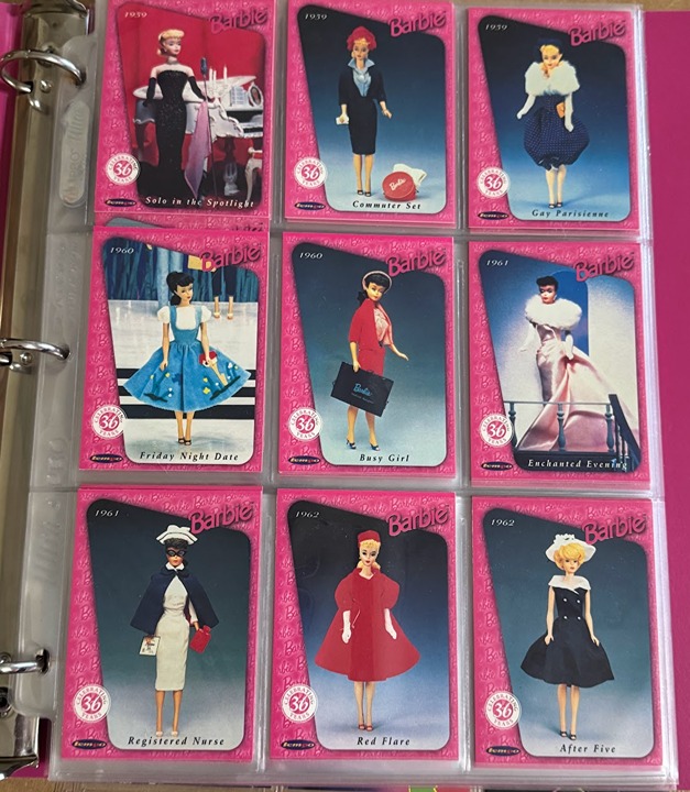 Vintage Barbie Celebrating 36 Years Trading Cards Tempo 115 Total Year 1996
