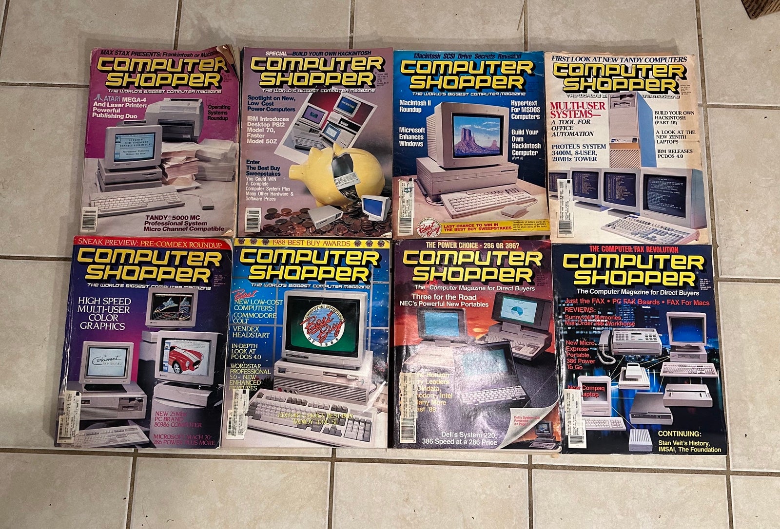Computer Shopper Magazine 8 issues