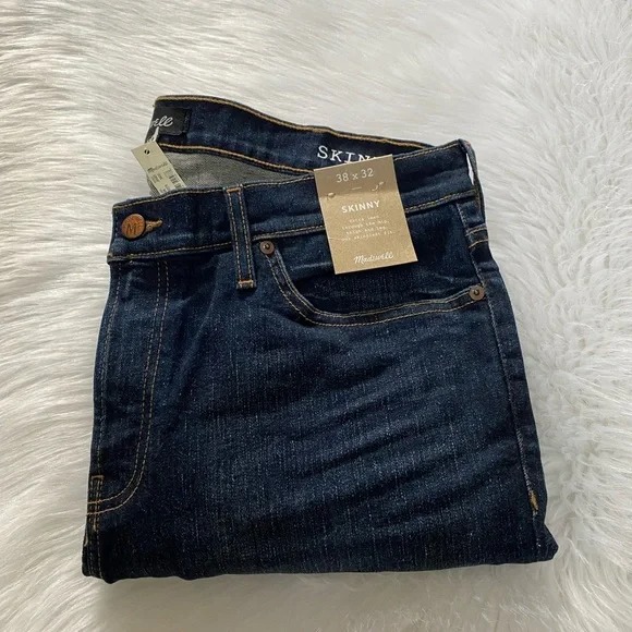 MADEWELL Dark Blue Skinny Jeans 38 x 32