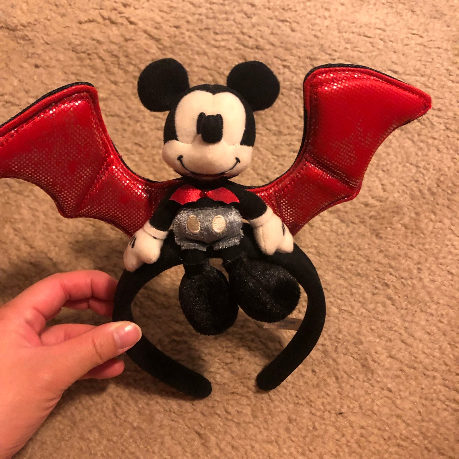 Tokyo Japan Disney Halloween mickey mouse vampire bat ear headband