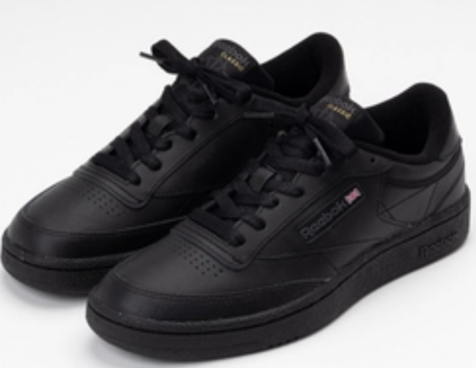 Reebok Men's Club C 85 Intense Black Charcoal Sneakers Size 13 MSRP 89