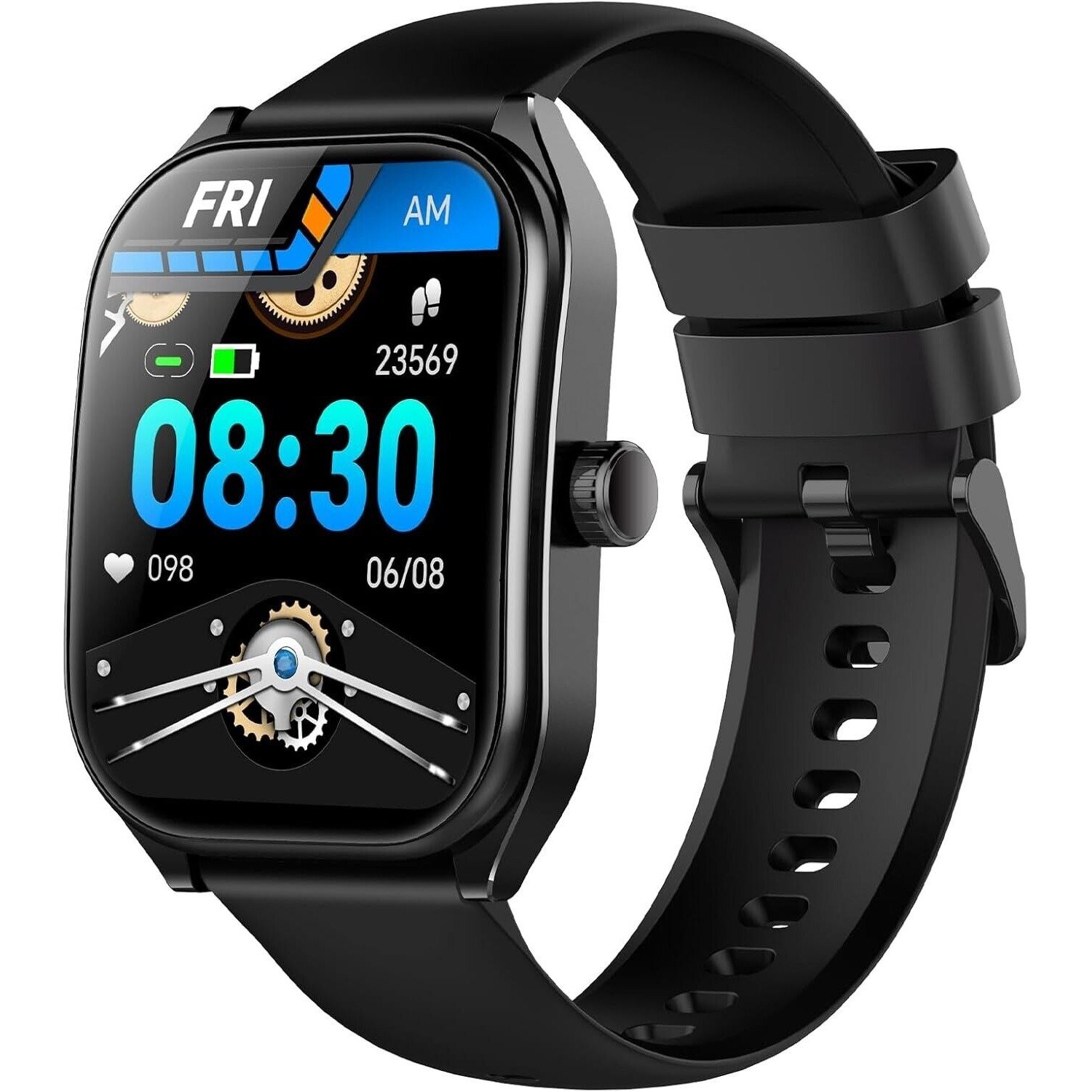 2.01 Smartwatch | Bluetooth Calling, Fitness Tracker, Health Monitoring & IP68
