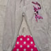 VS PINK VINTAGE OMBRÉ MERMAID HOLO BLING LOGO OUTFIT SET ZIP HOODIE SWEATPANTS L