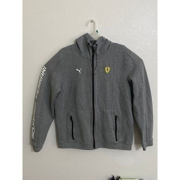 PUMA X FERRARI Men’s Gray Hoodie