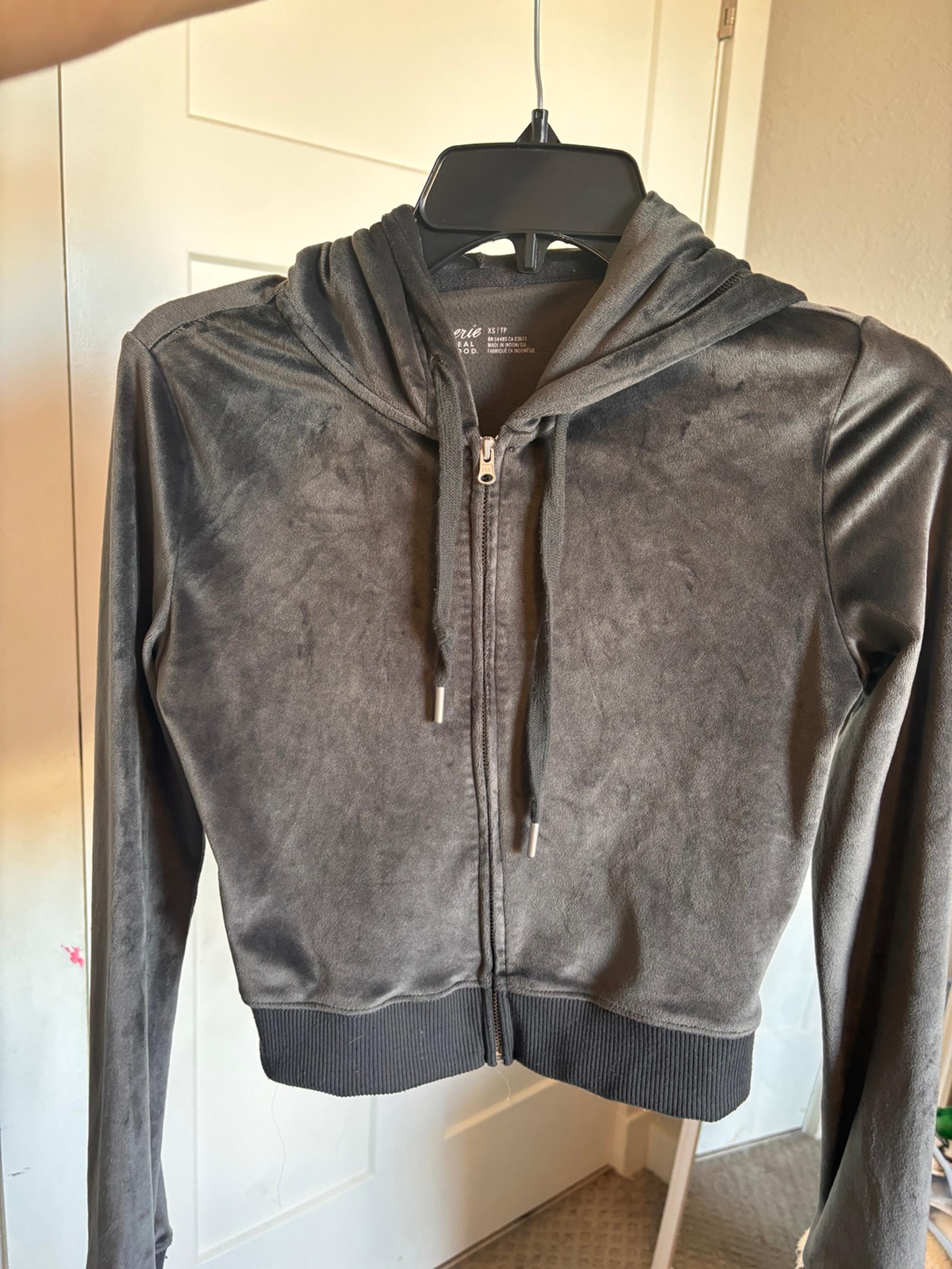 aerie cropped zip up hoodie style 2000s