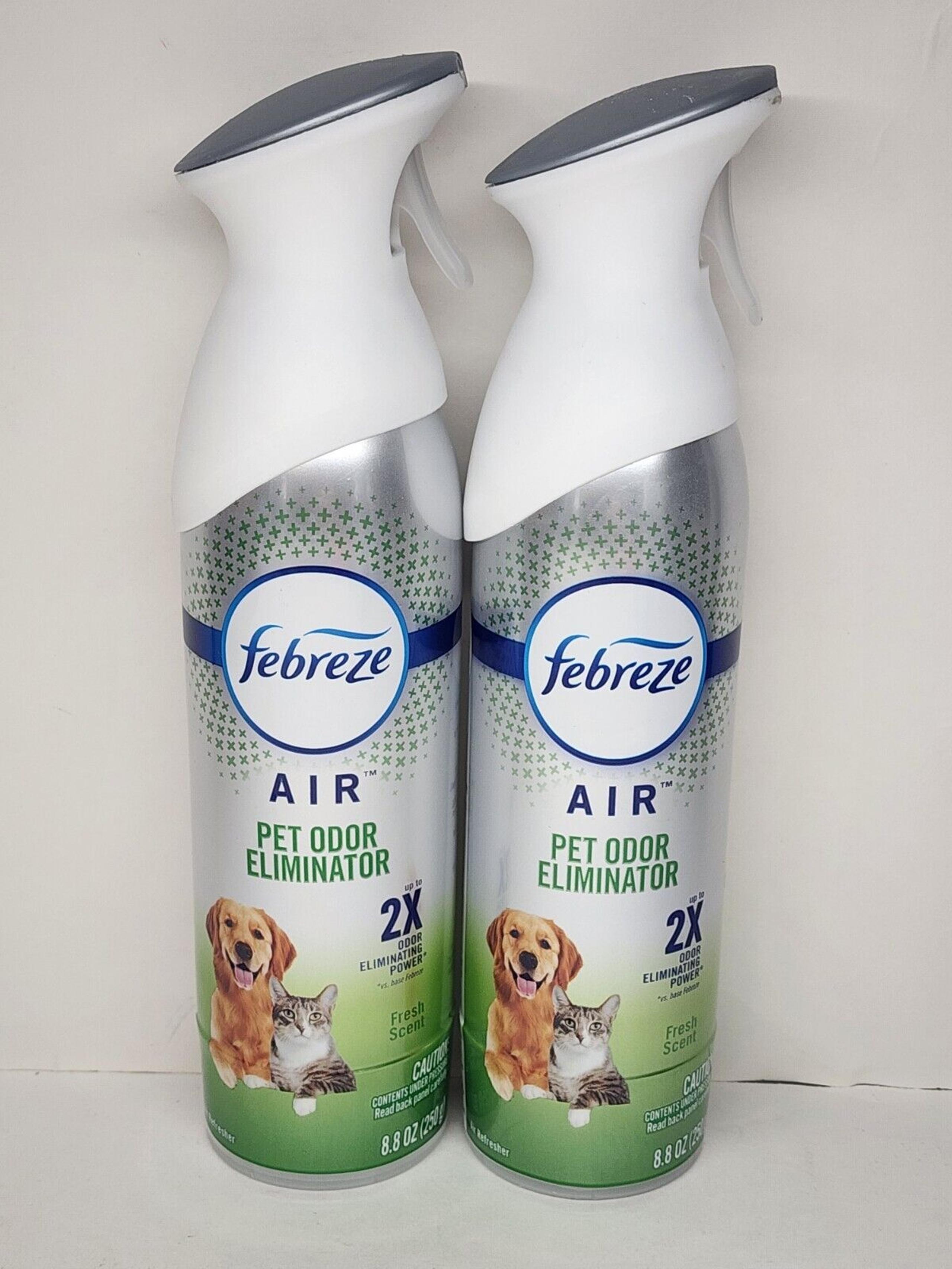 Febreze Air Freshener Pet Odor Fighter, Fresh, Pack Of 2, 8.8 Oz Each**