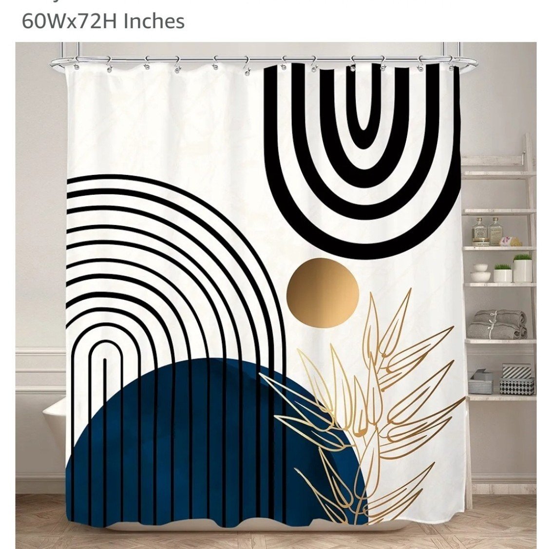 Shower Curtain - Mid-century - Boho