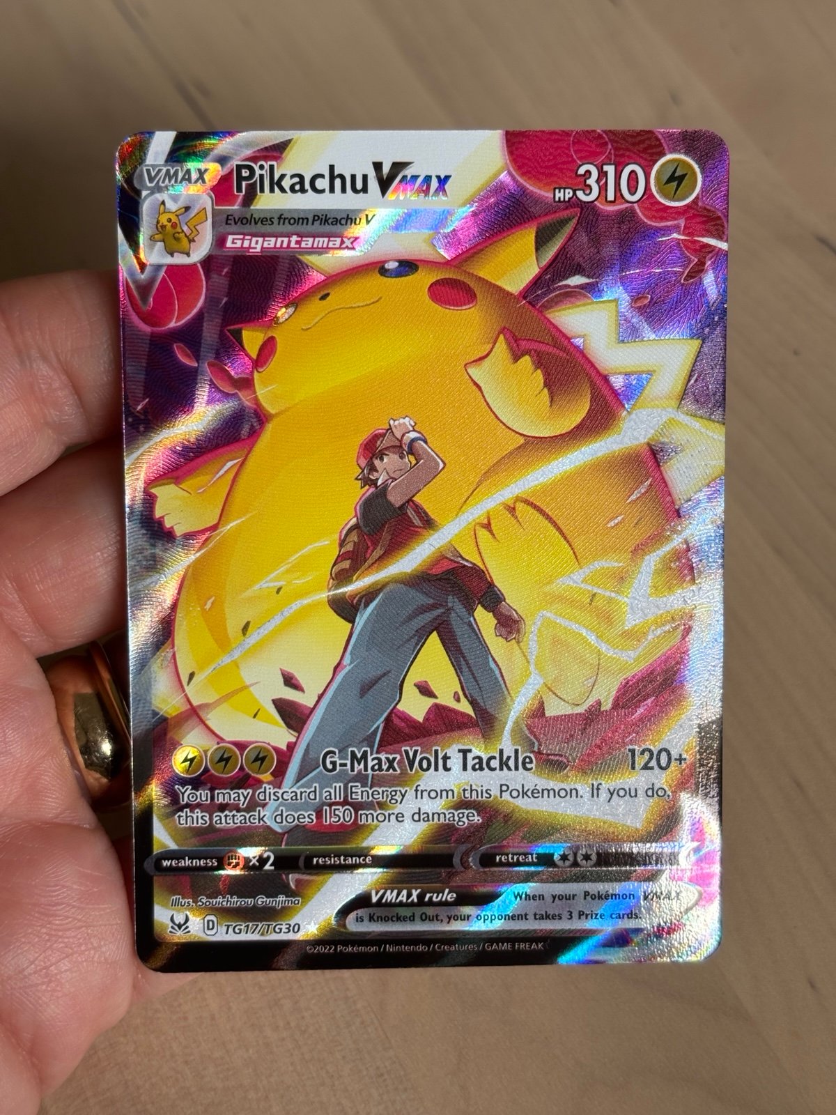 Pikachu VMAX TG17 Trainer Gallery Lost Origin SWSH Pokemon