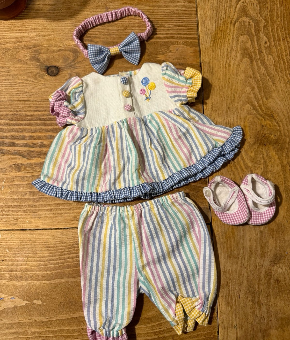 American Girl Bitty Baby RETIRED Big Top Circus Stripe Outfit