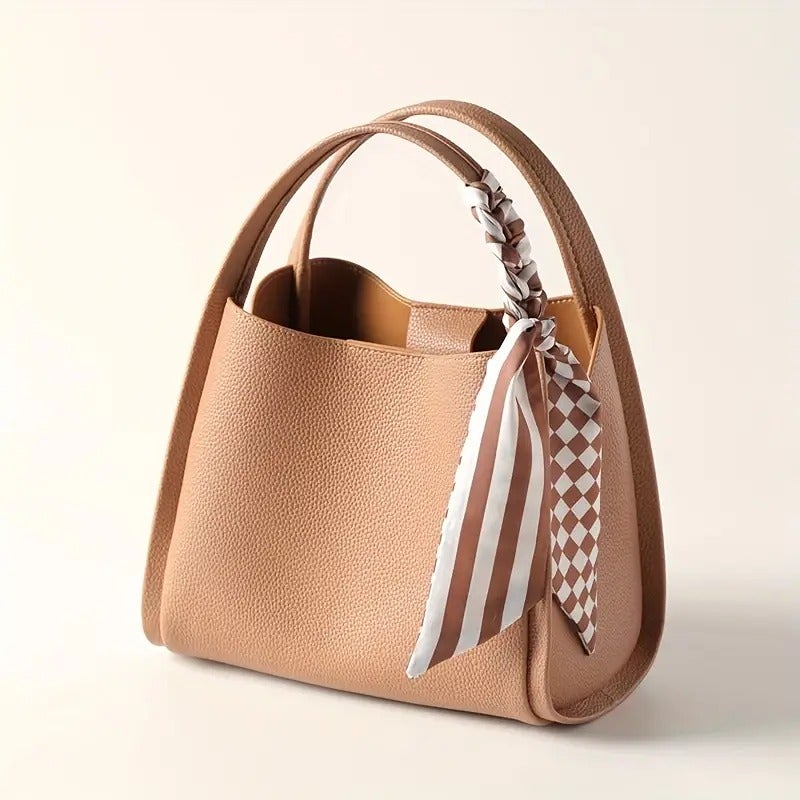 Fashion Vegan Crossbody Bag, Genuine Leather Shoulder Bag, Women's Casual Handba