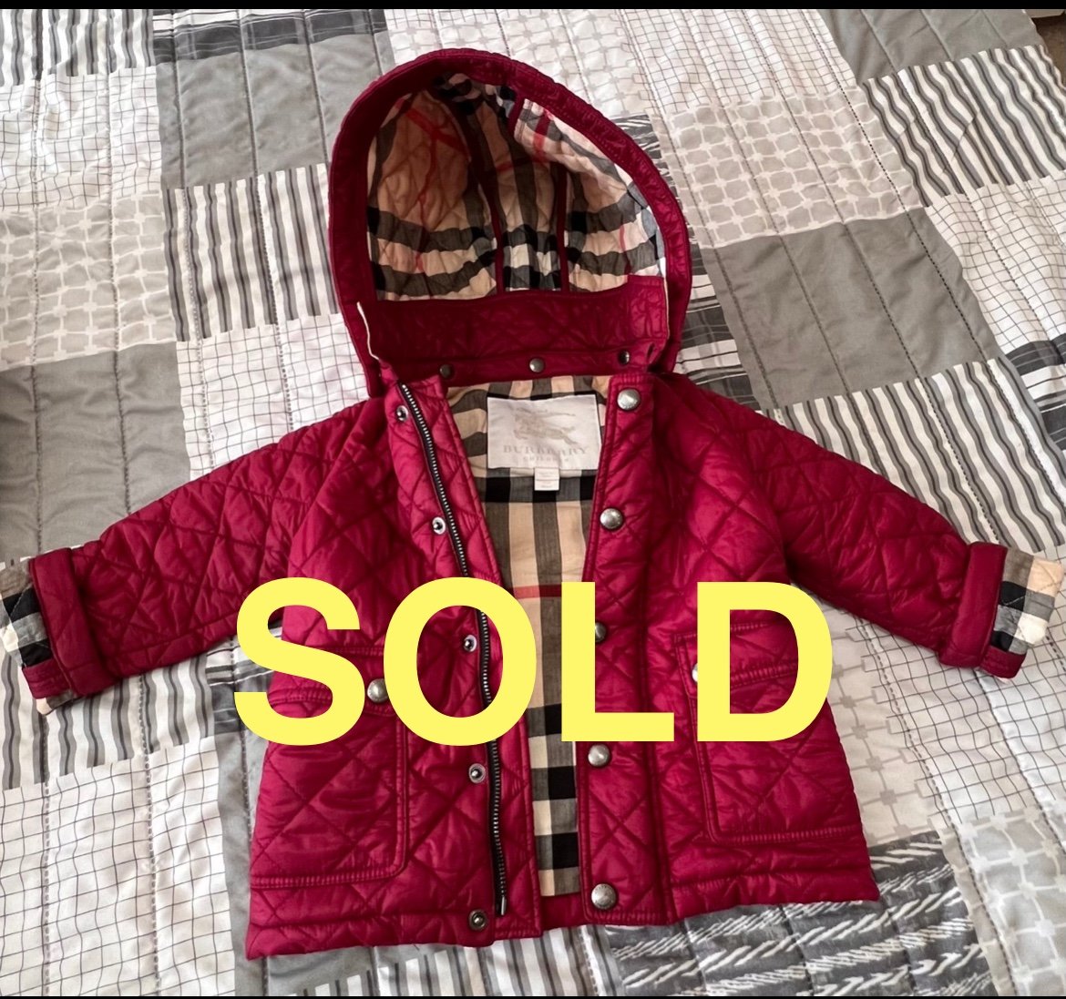 Baby girl Burberry Jacket size 18mths