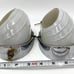 Vintage Light Fixture Glass Mid Century Ceiling Lights Lamp Set Of 2.