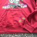 Disney Store Mickey Minnie Red Christmas Hoodie Sweatshirt Presents Snowflakes