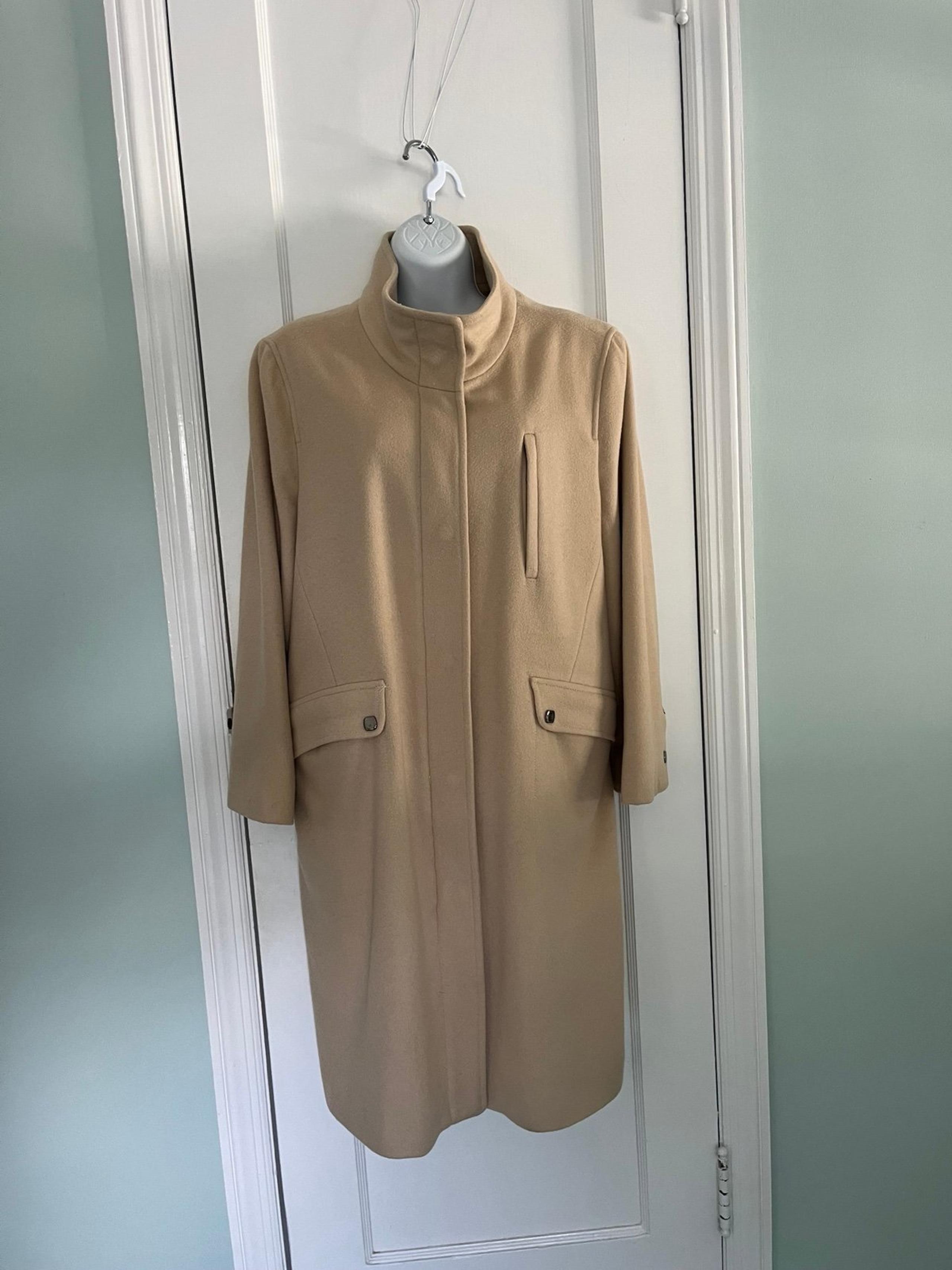Vintage Talbots Italian Fabric 100% Wool Coat Sz 12