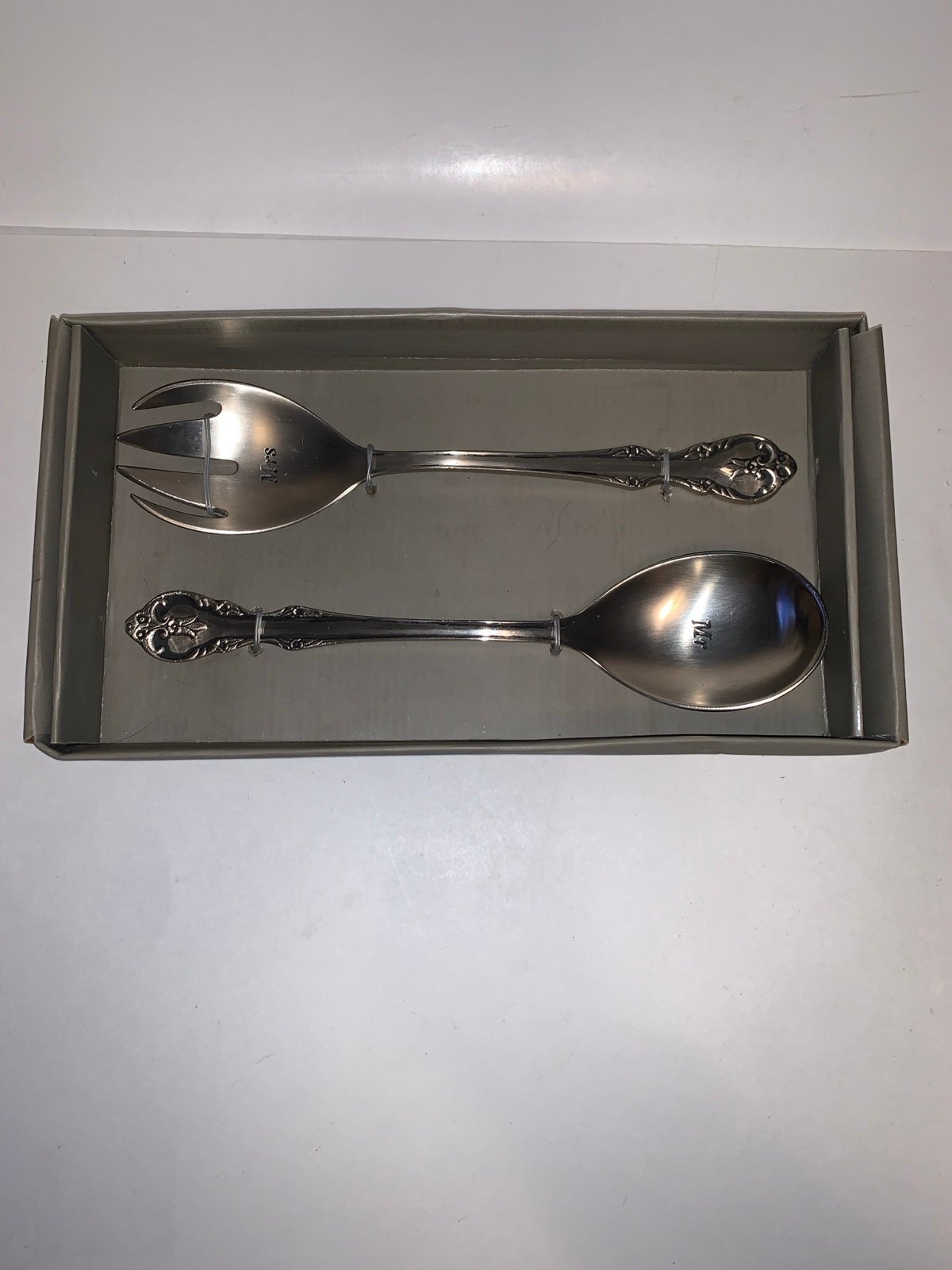Shiraleah Chicago Mr & Mrs New Salad Serving Set