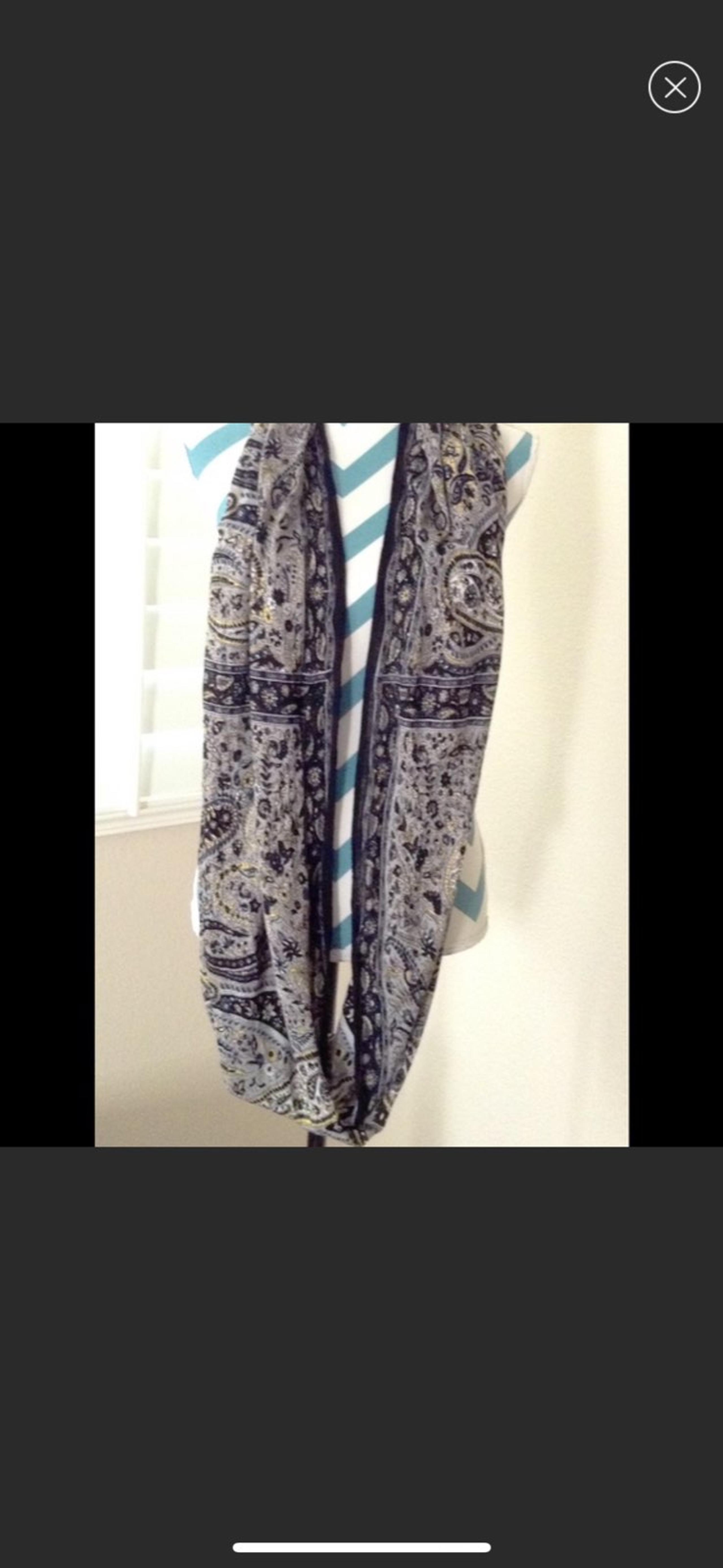 MICHAEL STARS Paisley  Infinity Scarf