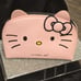 The Creme Shop X Hello Kitty Think Pink Cosmetic Pouch