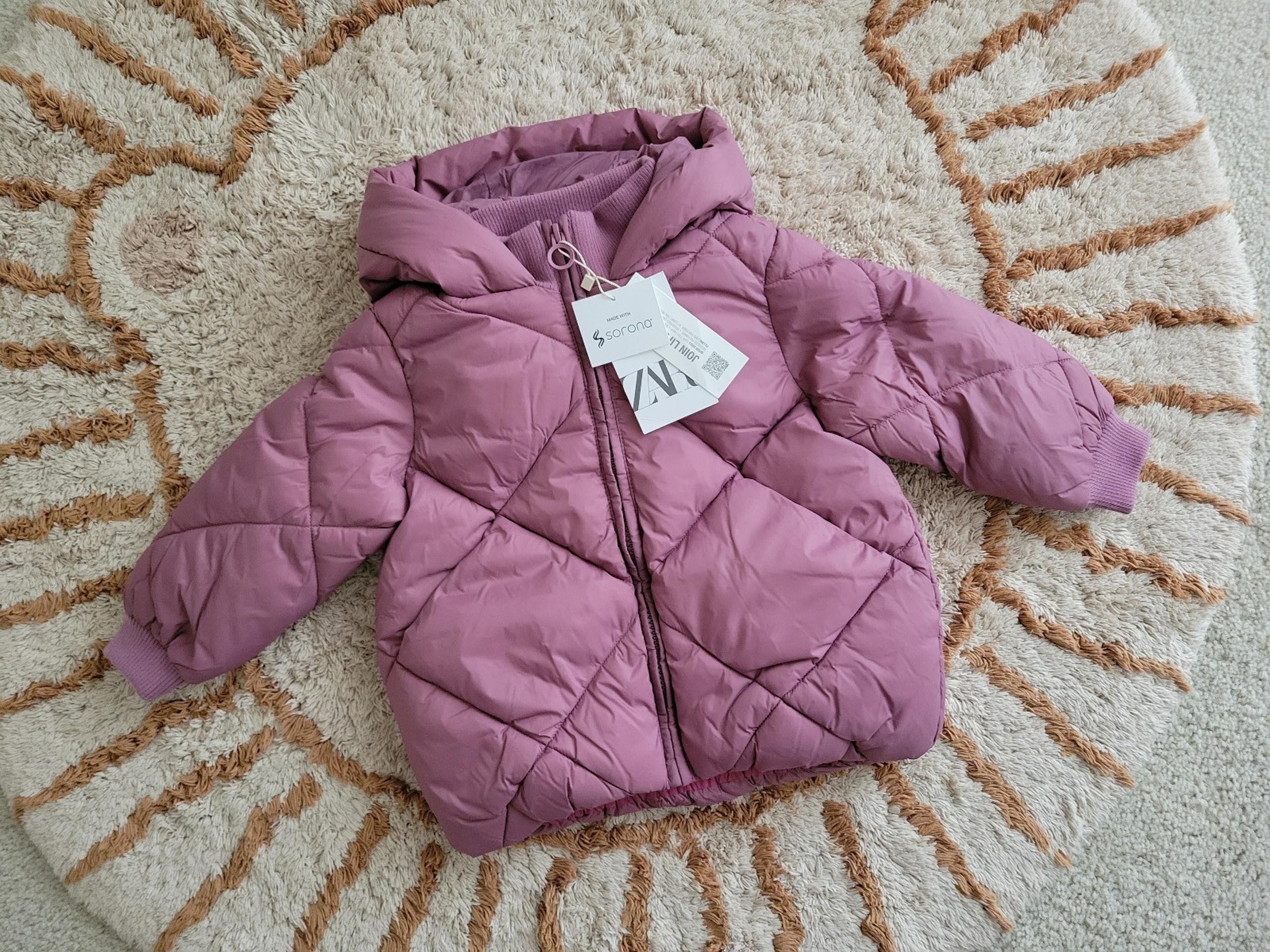 Zara baby girls PUFFER COAT. Size 18-24